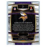 Adrian Peterson Vikings Insert, Parallels and More - Five Card Lot