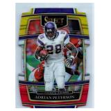 Adrian Peterson Vikings Insert, Parallels and More - Five Card Lot