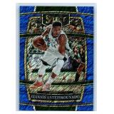 Giannis Antetokounmpo Inserts and Steph Curry Red Cracked Ice