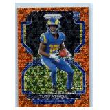 2021 Panini Prizm Orange Disco Paralells - Eighteen Card Color Lot