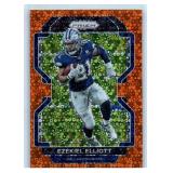 2021 Panini Prizm Orange Disco Paralells - Eighteen Card Color Lot
