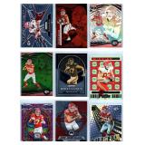 Travis Kelce Inserts and Parallels - Nine Card Lot