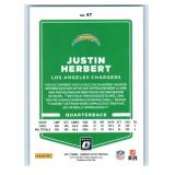 Justin Herbert Inserts and More - Nine Card Lot