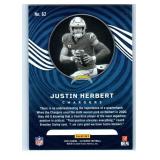 Justin Herbert Inserts and More - Nine Card Lot