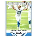 Justin Herbert Inserts and More - Nine Card Lot