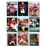 Jerry Rice Various - Nine Card Lot
