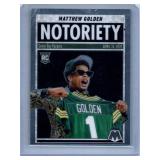 Matthew Golden and Jaylen Waddle Rookies and Inserts - Eight Card Lot