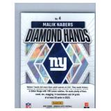 Malik Nabers Rookies, Inserts and More - Eight Card Lot