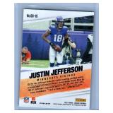 Justin Jefferson Rookies and Inserts - Four Card Lot