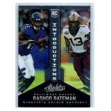 Rashod Bateman Gophers / Ravens Rookies and Inserts - Eight Card Lot