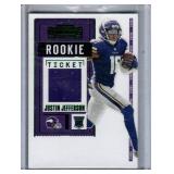 Justin Jefferson RC Jersey Card