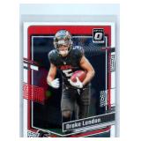 Drake London Rookies, Parallels and More - Six Card Lot