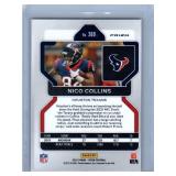 Nico Collins Rookies, Parallels and More - Nine Card Lot