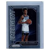 Jaden McDaniels Rookies - Six Card Lot