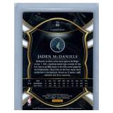 Jaden McDaniels Rookies - Six Card Lot
