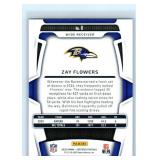 Zay Flowers Rookies and Inserts - Eight Card Lot