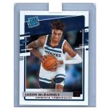 Jaden McDaniels Rookies - Six Card Lot