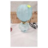 Mary Gregory Vase, Mini Oil Lamp, Bird Feeder