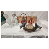 Vintage Glassware and Figures as pictured