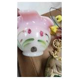 Fenton Bowl and Misc Vintage Easter and Minis