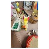 Fenton Bowl and Misc Vintage Easter and Minis