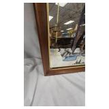 Miller High Life Bar Mirror-Timber Wolf