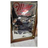 Miller High Life Bar Mirror-Common Loon
