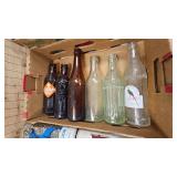 Vintage Beer Canns and Soda/Beer Bottles, Great Décor for ManCave