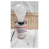 Budweiser Can Lamp as pictured, works