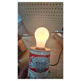 Budweiser Can Lamp as pictured, works