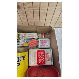 Lot of Various Vintage Tins as Pictured
