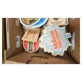 Various Vintage Beer Case Carriers and Coasters