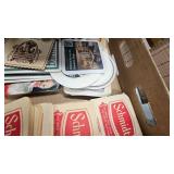 Various Vintage Beer Case Carriers and Coasters