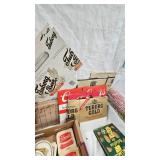 Various Vintage Beer Case Carriers and Coasters