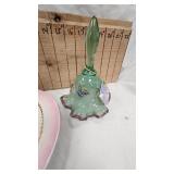 Fen Bell in Box with Fenton Candle Holder