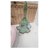 Fen Bell in Box with Fenton Candle Holder