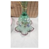Fen Bell in Box with Fenton Candle Holder