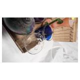 Friendship Balls, Music Box Snowglobe, Hand Blown Pitcher