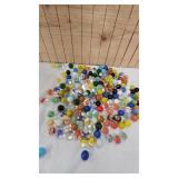 Vintage Tin and Marbles from 50