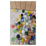 Vintage Tin and Marbles from 50