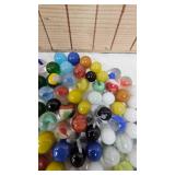 Vintage Tin and Marbles from 50
