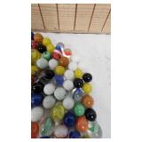 Vintage Tin and Marbles from 50