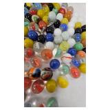 Vintage Tin and Marbles from 50