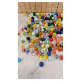 Vintage Tin and Marbles from 50