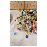 Vintage Tin and Marbles from 50