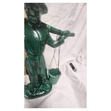 Goner Ceramic Arts Asian Water Porter Statues, beautiful Pieces (40