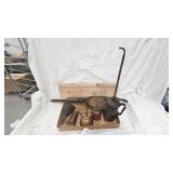 Vintage Oil Cans and Fireplace Shovels