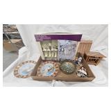 Silverware Set-Vintage Plates and Misc