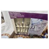 Silverware Set-Vintage Plates and Misc