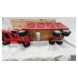 Tonka Pressed Steel Livestock Truck and Trailer, 1950